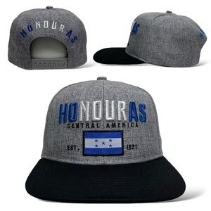 Gorra de Baseball Snapback con Bandera de Honduras Bordada